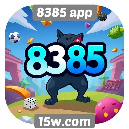 8385 app oferece variedade de jogos online